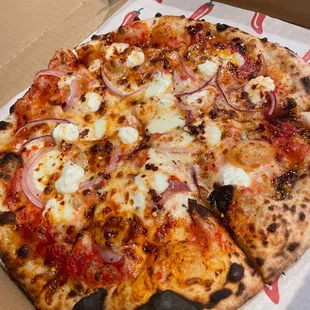 Spicy hot oil  amazing pizxa