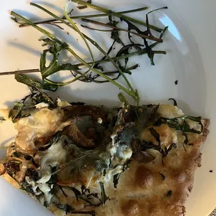 Stems and way too few mushrooms.