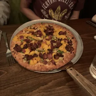 Butternut squash pizza