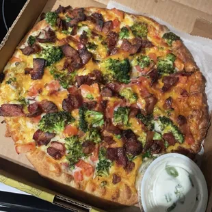 Baked  Baked Potato Pizza   GFR Pizza