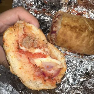 Meatball hoagie