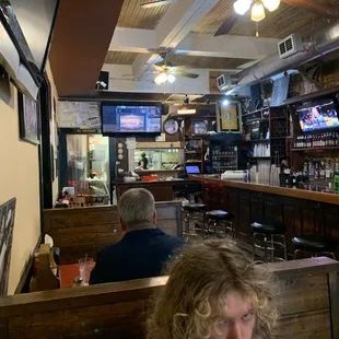 Bar area and booths