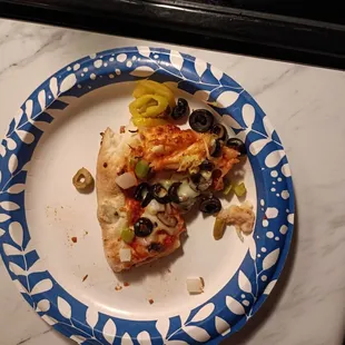 Couldn't even eat a slice of this gross pizza