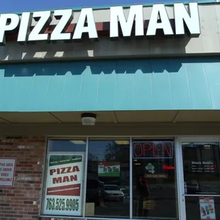 the front of the restaurant