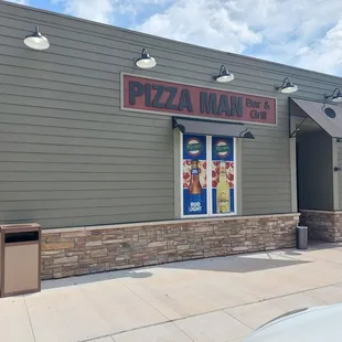 the front of the restaurant