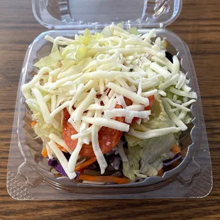 Side Salad (4" x 4" x 1-1/2")