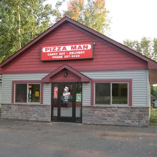 the front of the restaurant