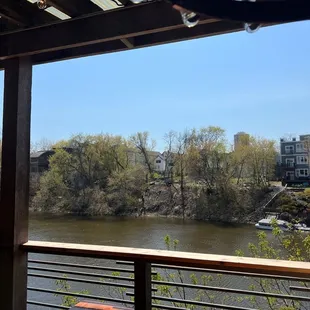 Water View, fire pit on patio