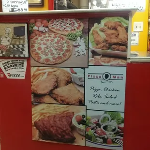 Order counter, be sure to call in ahead of time.