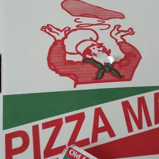 Pizza Man Pizza Box