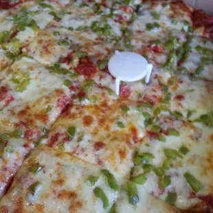 Good. To the point. Great beer filler pizza.