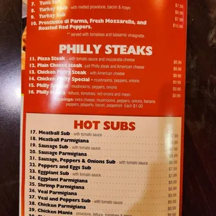 Dec 2022: Menu Pic 5 of 5