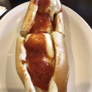 Meatball Parmigiana Sub