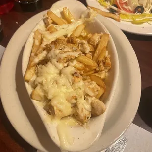 Garlic parm fries
