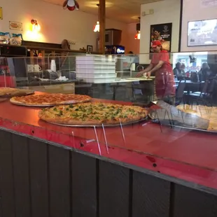 Pizza by the slice.