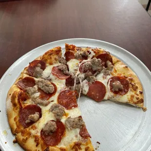 Pepperoni and Sausage