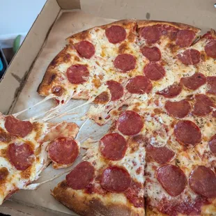 Crust on the edges was fine but near the center everything was soggy