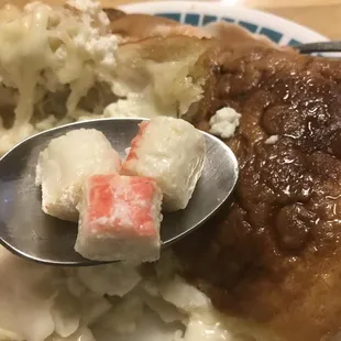 Fake crab being sold as real crab at inflated prices