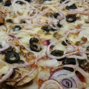 pizza, food