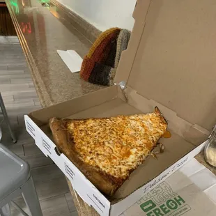 Jumbo Slice Buffalo Chicken Pizza