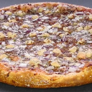 Famous BBQ chicken pizza