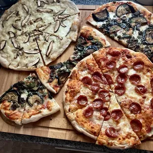Baked at home. Eggplant Puttanesca, Shiitake, Pepperoni: 01/14/2025