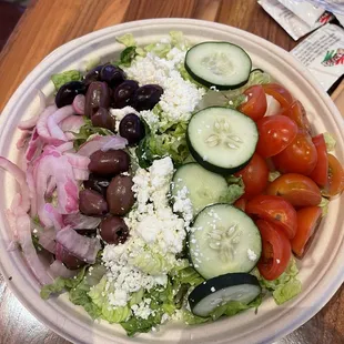 Mediterranean salad $17 inch