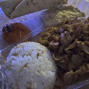 18. Chicken Gyros Plate