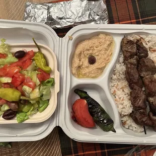 Beef Kebab Plate