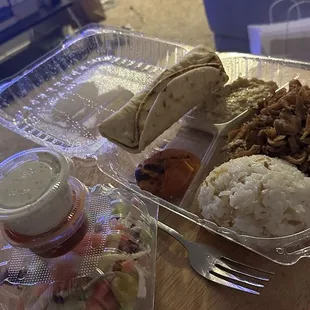 18. Chicken Gyros Plate