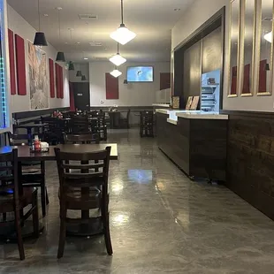 sushi and sashimi, interior