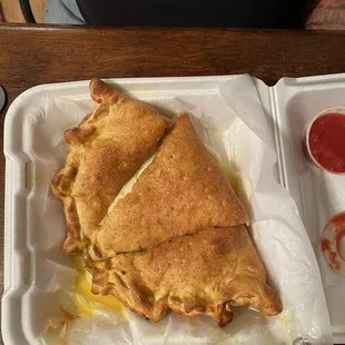 Philly Cheese Steak Calzone