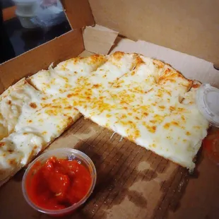Cheesy garlic bread