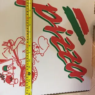 16" wide box for 18" xl pizza