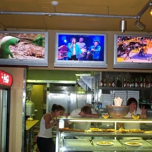 3 big screen TVs for your enjoyment.