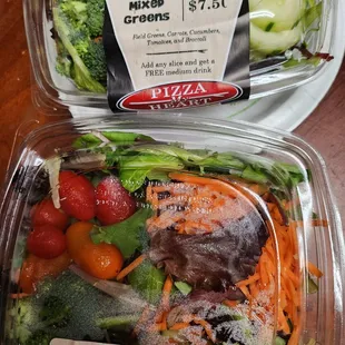 Double salad after my hot stone massage. I m glutton for both11/8/24