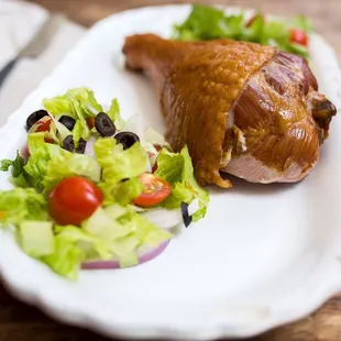 Jumbo smoked turkey leg