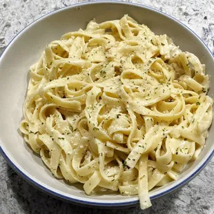 8/12/22 Fettuccine Alfredo - Fettuccine Pasta, Homemade Alfredo Sauce