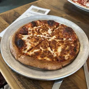 Personal cheese pizza