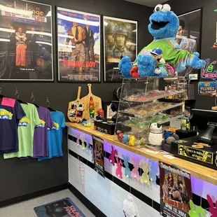 Counter and waiting space