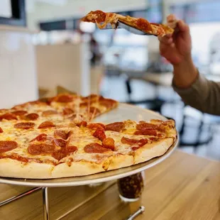 pizza, food