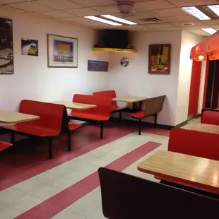 Dining room interior.