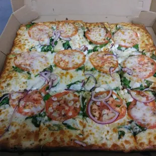 We do Sicilian pizza .