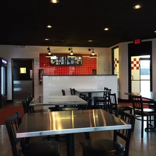 the interior of a restaurant