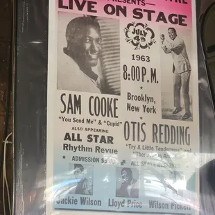 Poster inside Pizza Oven