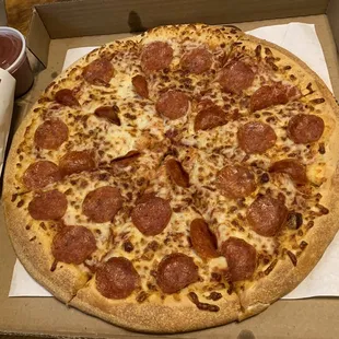 Large Pepperoni Pizza