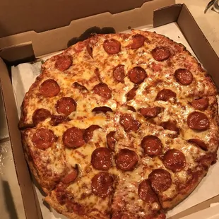 Pepperoni pizza