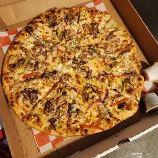 Jamaican Jerk Chixken Pizza