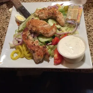 Grilled chicken salad