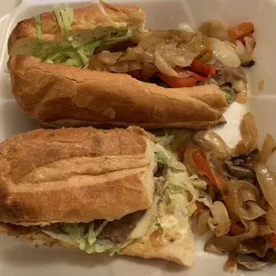 Cheesesteak sub